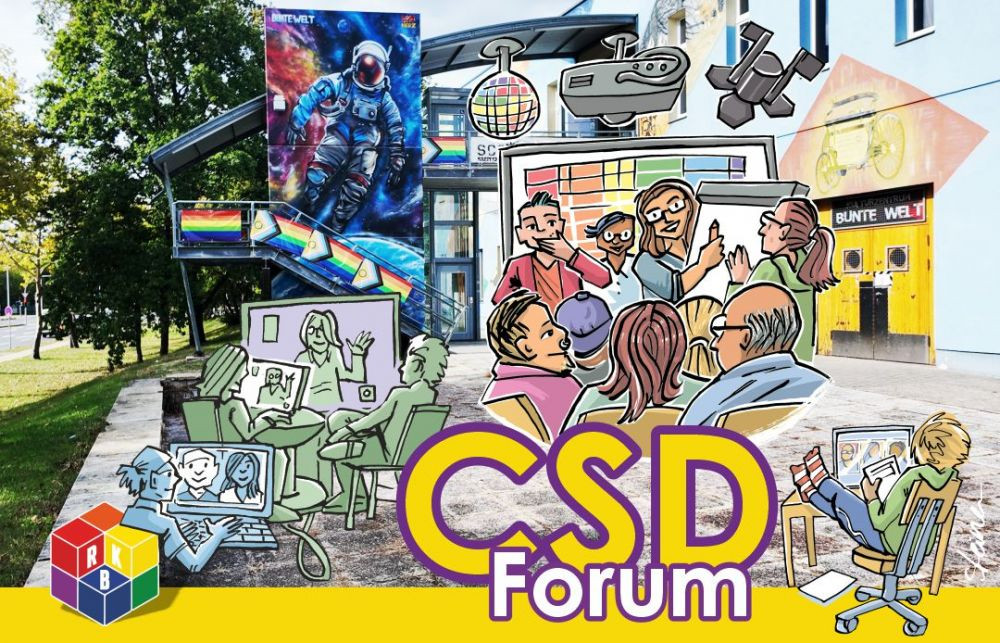 CSD Forum | Illustration: Elke Renate Steiner - steinercomix.de