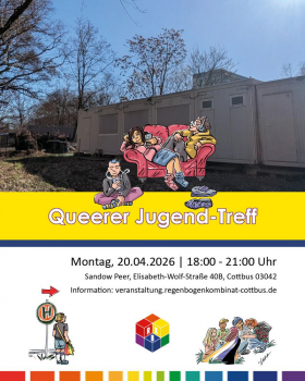 ORT & ZEIT geändert! - queerer Jugend-Treff trifft engagierte Jugend Sandow